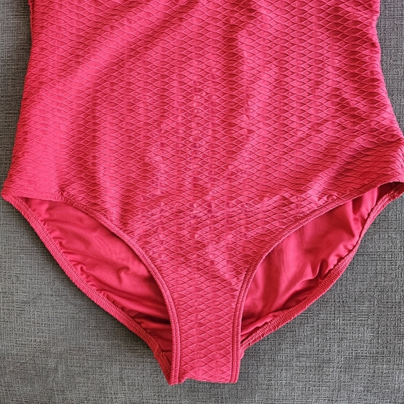 Sea Level Australia Women's Red ladder-stitched One-Piece Swimsuit Size  12 - Picture 8 of 13